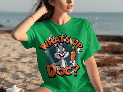 What's Up Doc Bugs Bunny T-Shirt Fun Cartoon Top