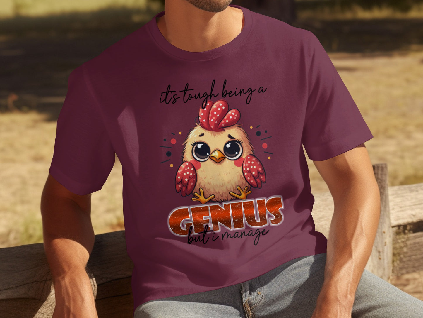 It's Tough Being a Genius But I Manage T-shirt