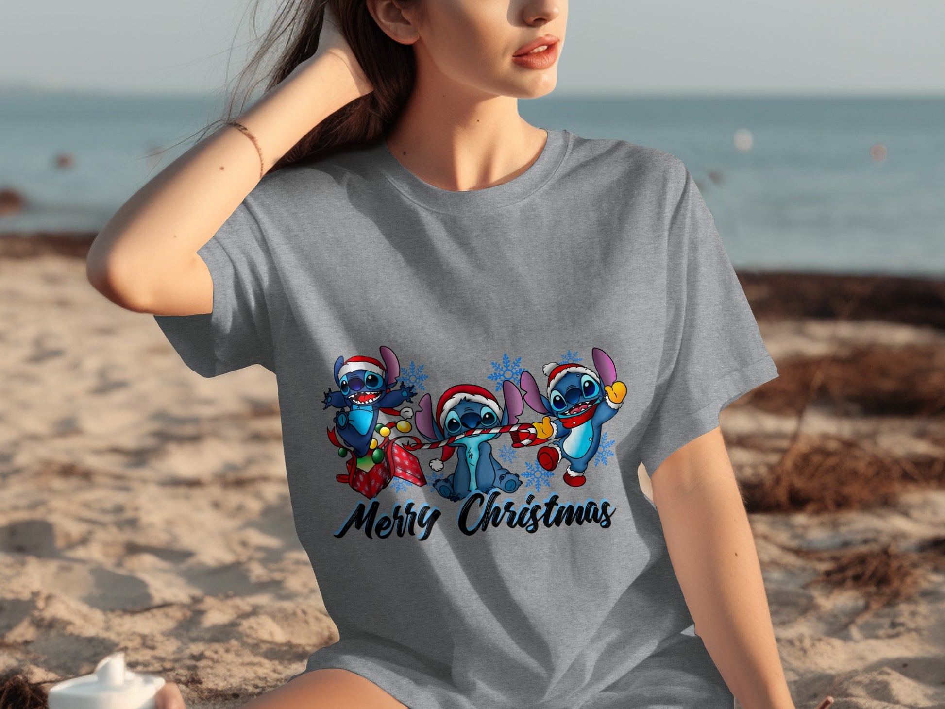Merry Christmas Cartoon Character T-Shirt
