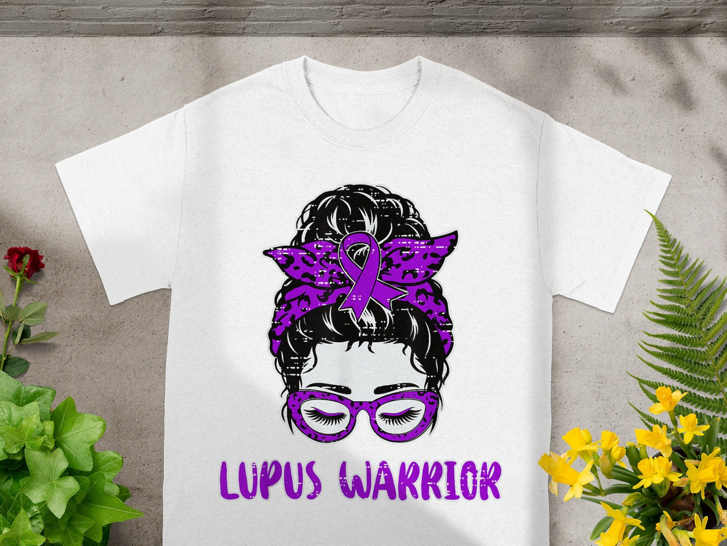 Lupus Warrior Graphic T-Shirt with Bandana Glasses Design