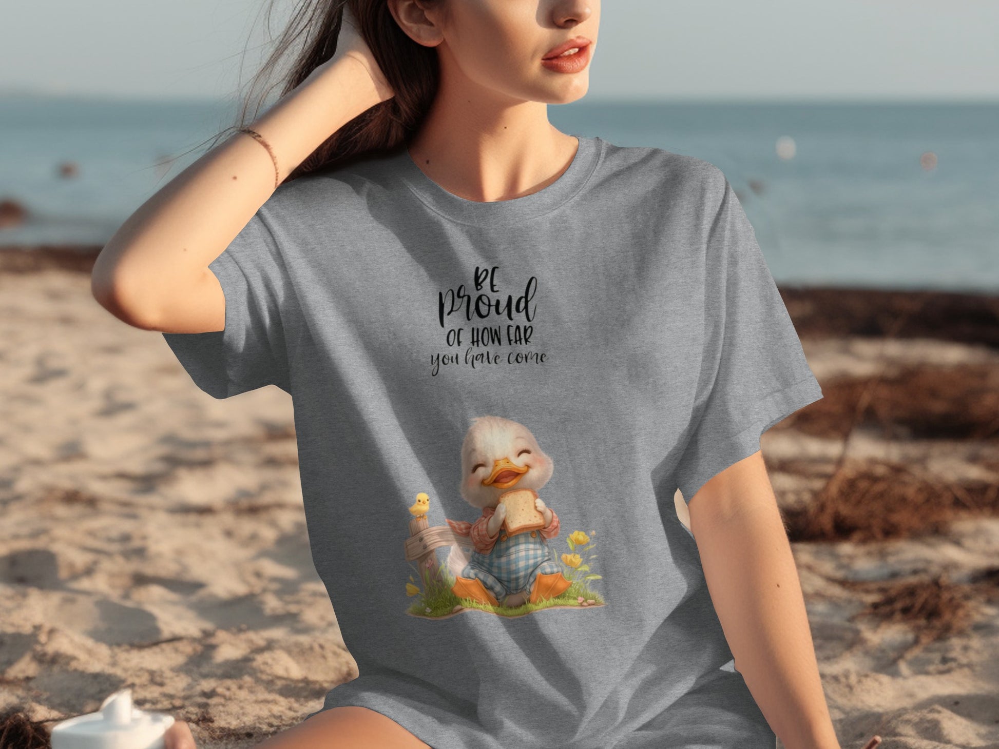 Be Proud of How Far You Have Come Duck Graphic Shirt