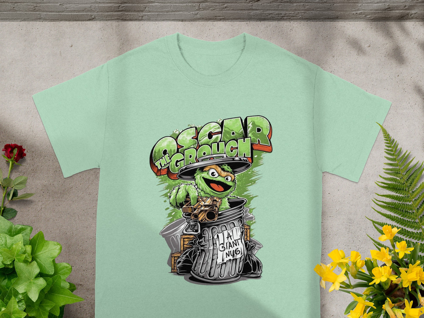 Oscar the Grouch Giant Nug Graphic Shirt