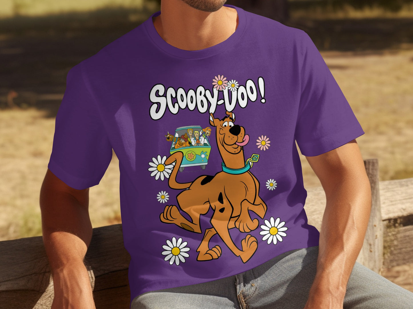 Scooby-Doo and Mystery Machine Graphic T-Shirt