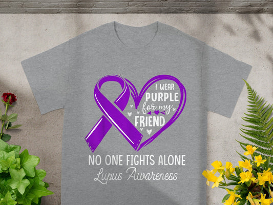I Wear Purple for My Friend Lupus Awareness T-shirt