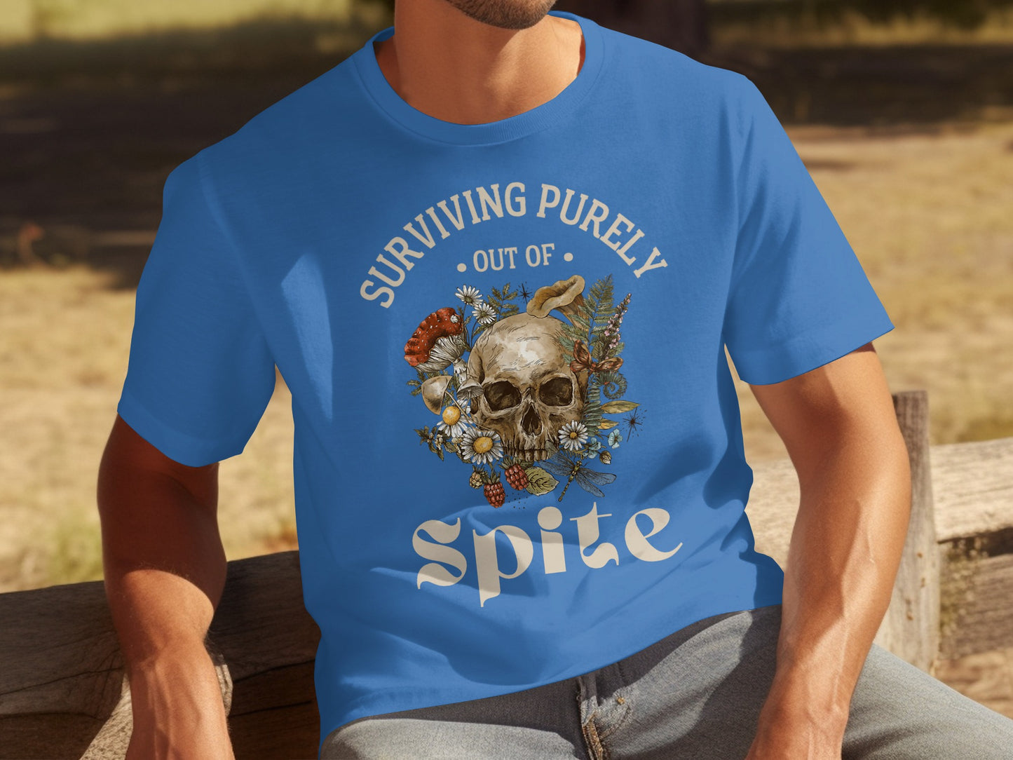 Surviving Purely Out of Spite Graphic T-shirt