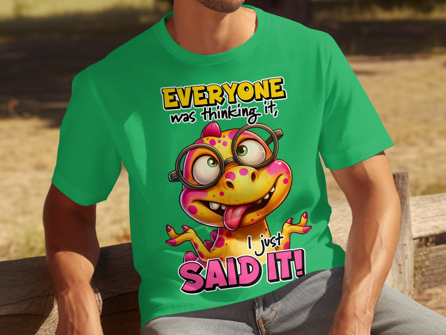 Funny Cartoon Frog Everyone Was Thinking It T-Shirt