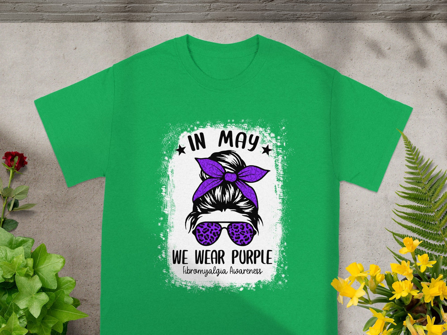 In May We Wear Purple Fibromyalgia Awareness Shirt
