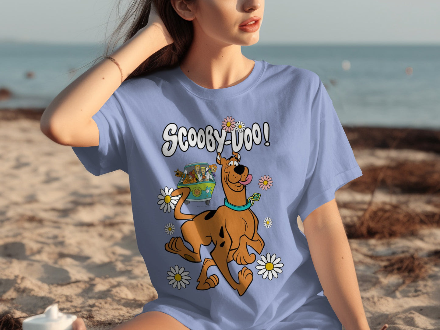 Scooby-Doo Cartoon Character Graphic Tee Shirt