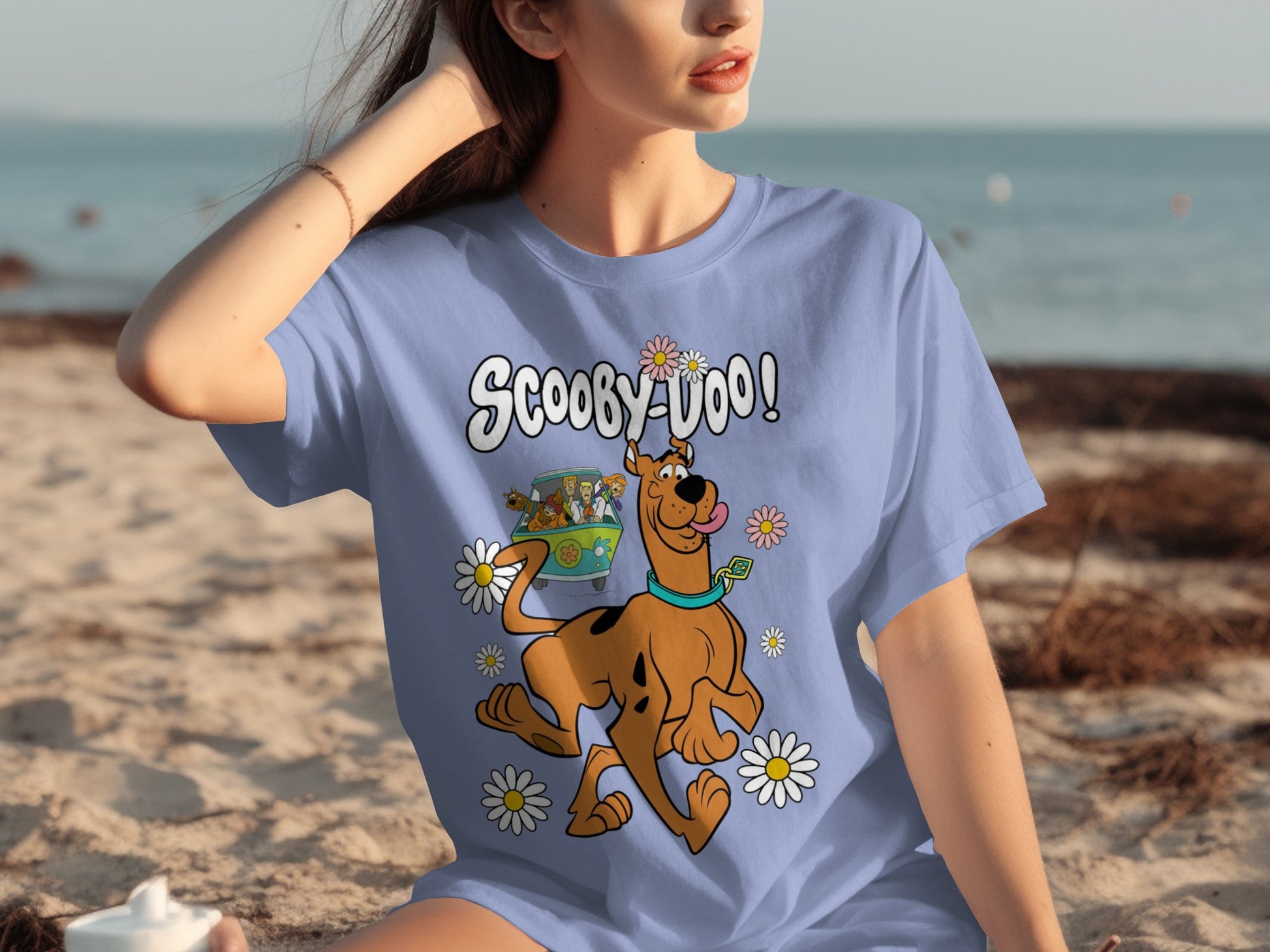 Scooby-Doo Cartoon Character Graphic Tee Shirt