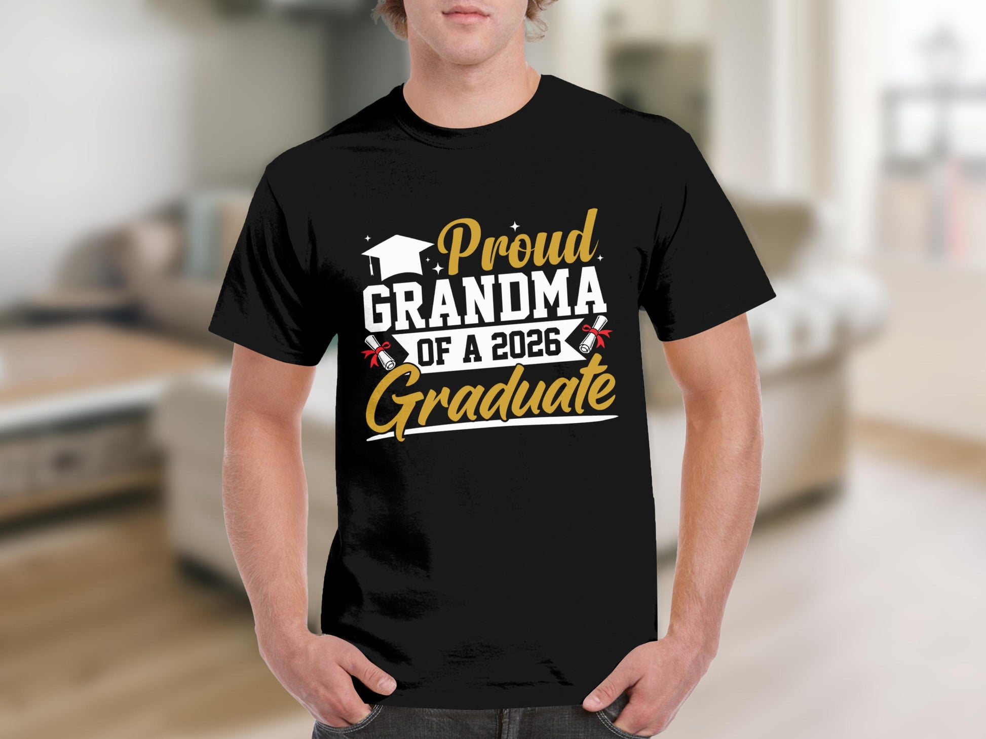 Proud Grandma of a 2026 Graduate T-Shirt