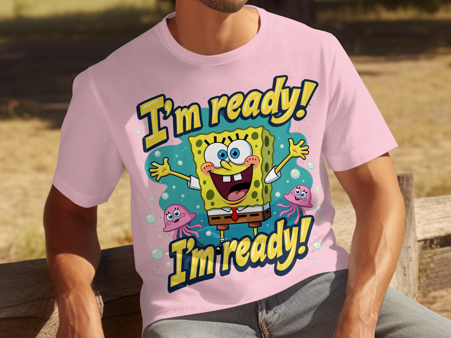 I'm Ready SpongeBob SquarePants Graphic T-Shirt