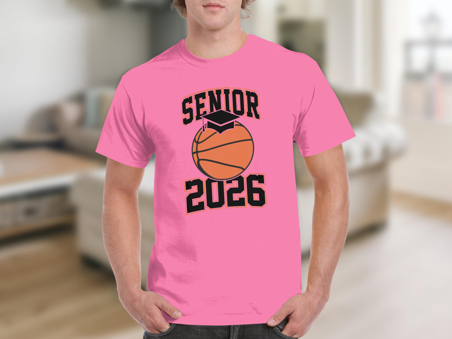 Senior 2026 Basketball Graduation T-Shirt Product