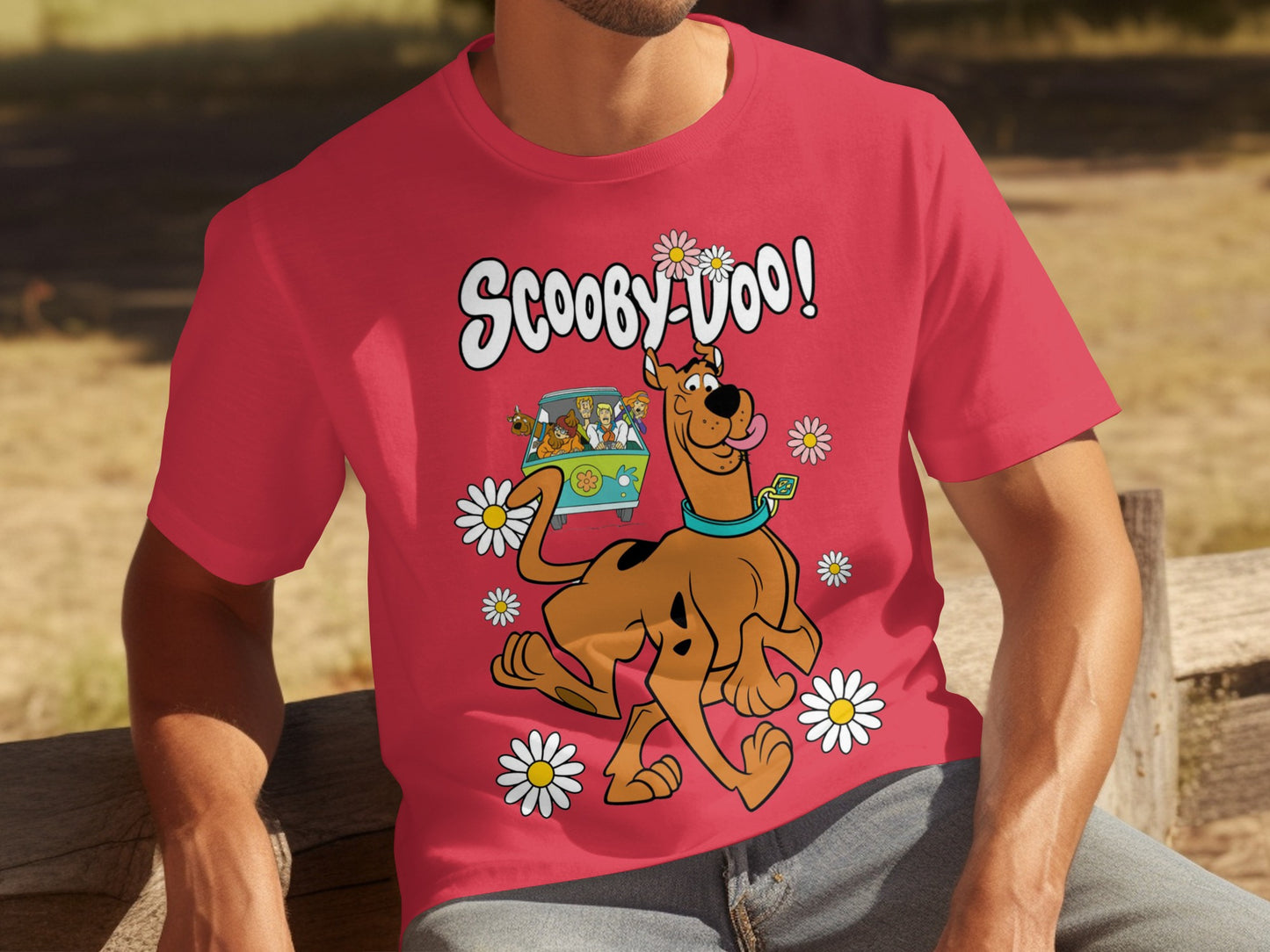 Scooby-Doo Cartoon Character Short-Sleeve T-Shirt