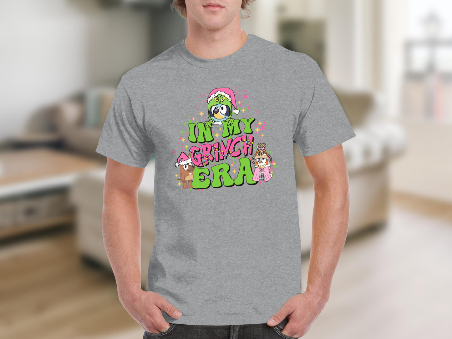 In My Grinch Era Christmas Design Graphic Tee
