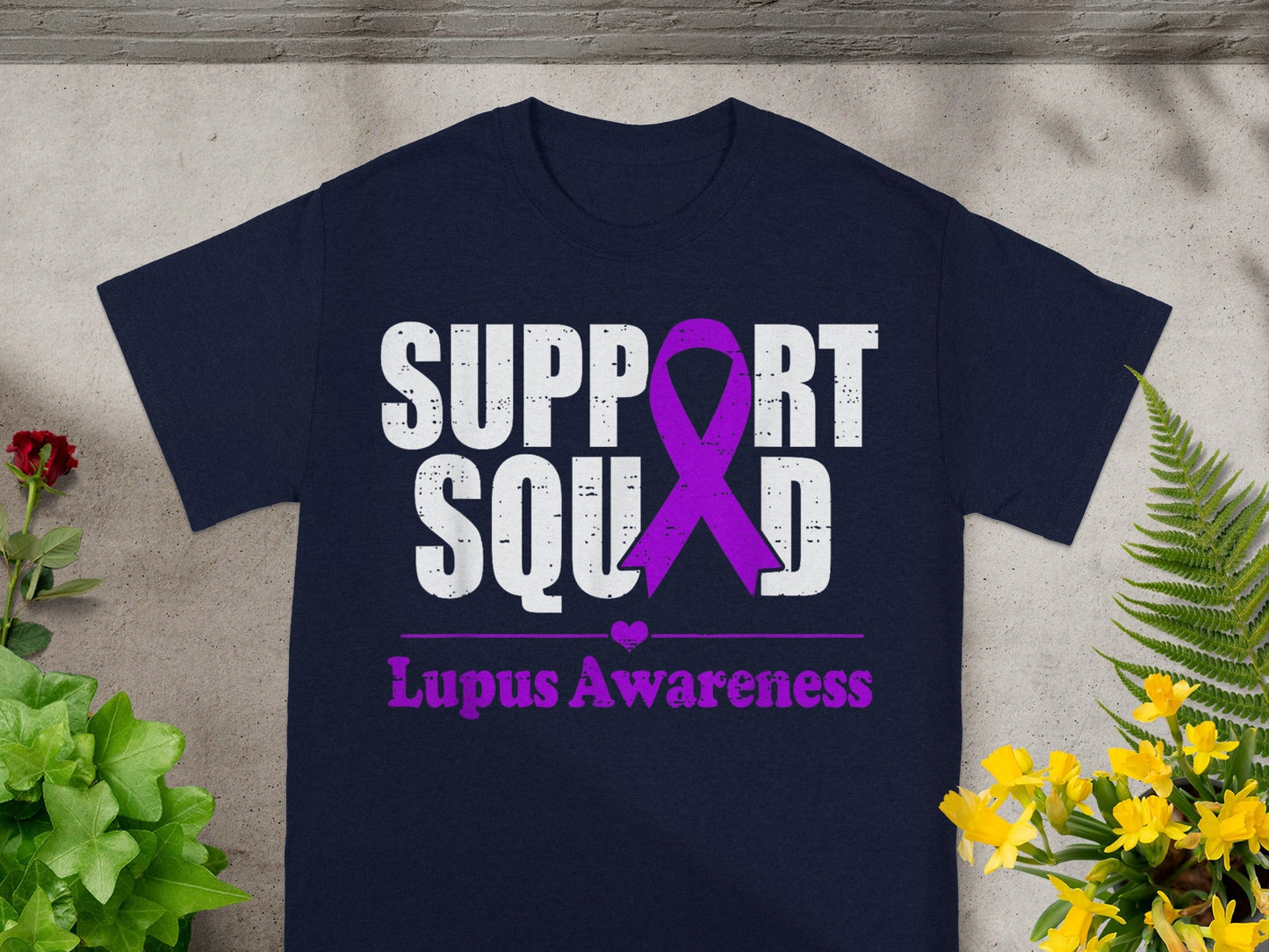 Support Squad Lupus Awareness Tee Shirt for Support