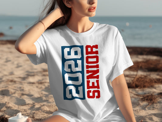 Class of 2026 Senior Graphic Tee for Graduating Students