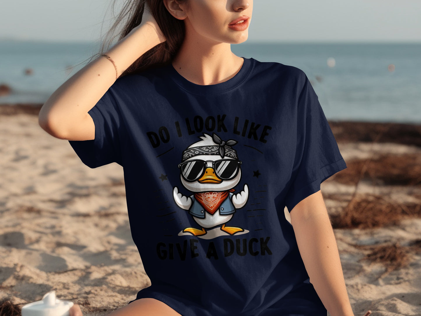 Do I Look Like I Give A Duck Graphic T-Shirt