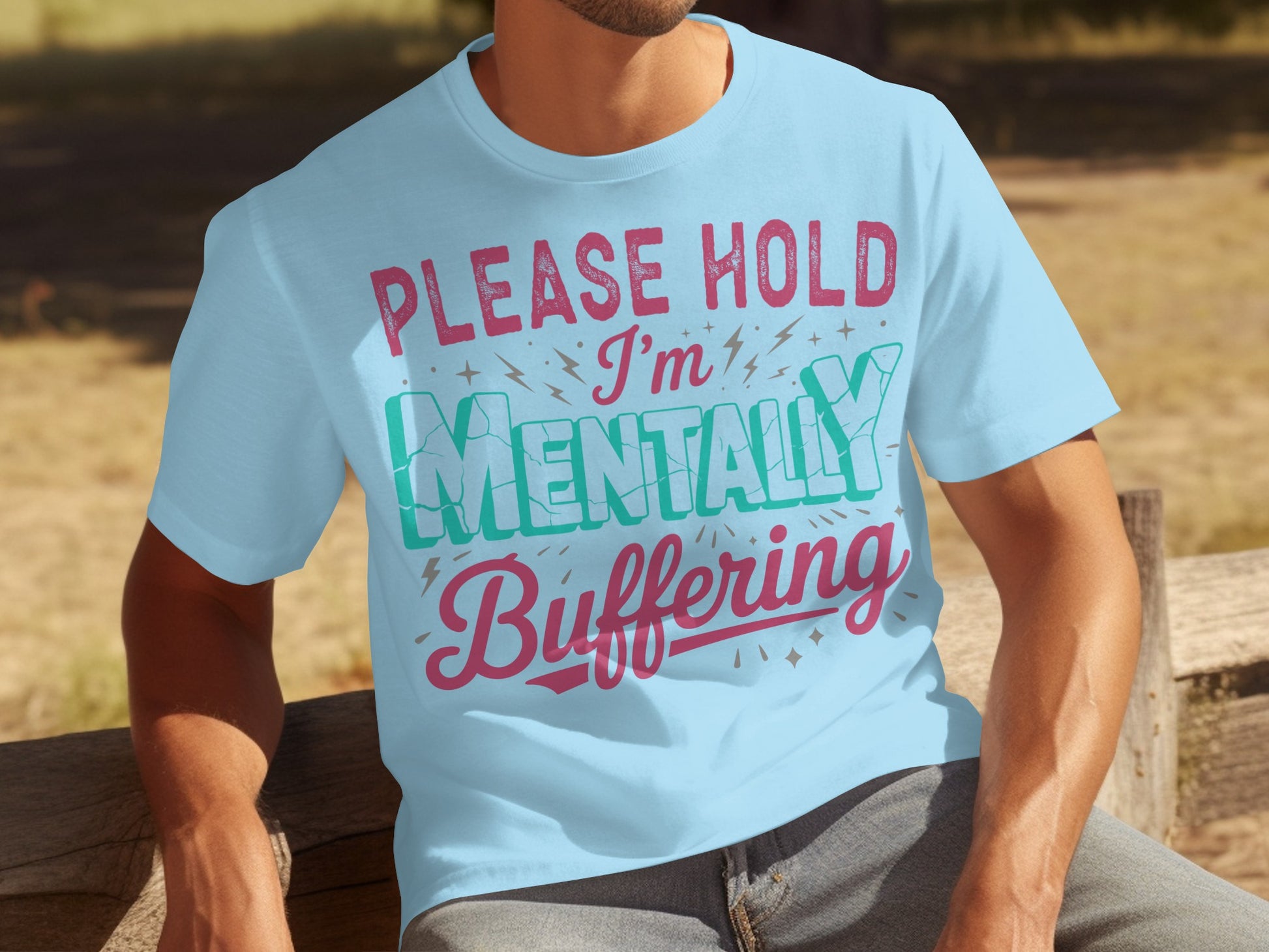 Please Hold I'm Mentally Buffering T-Shirt