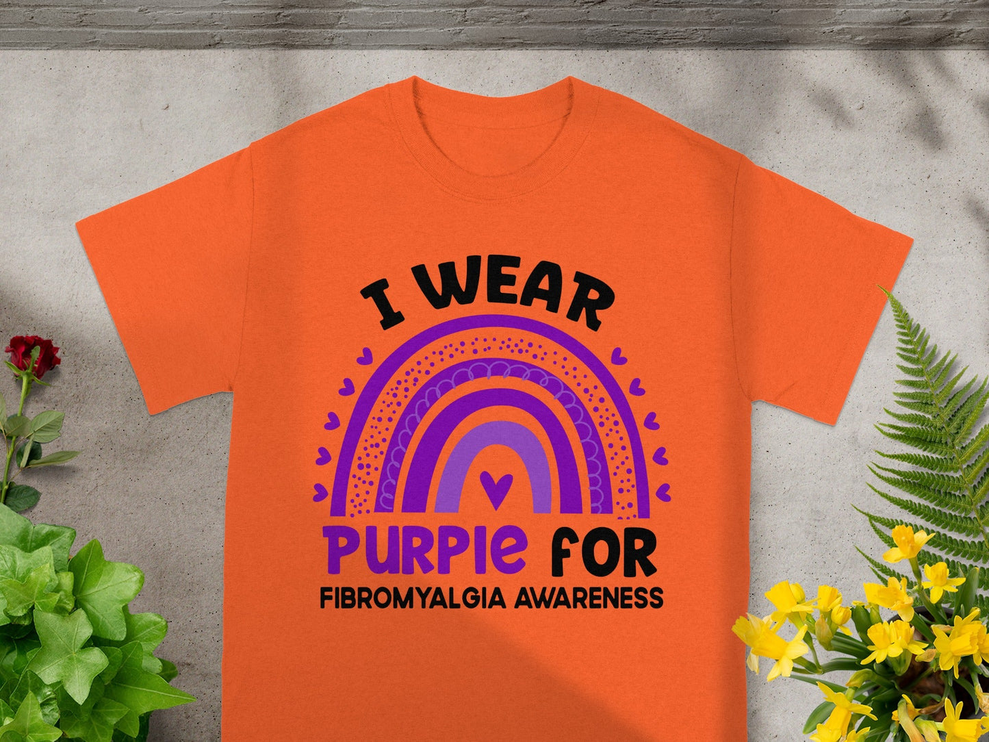 I Wear Purple For Fibromyalgia Awareness T-Shirt