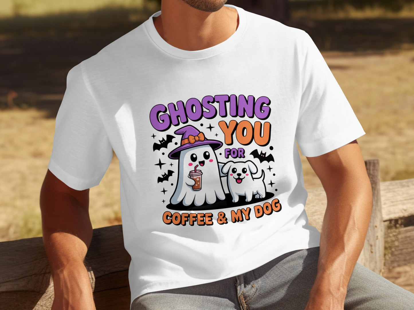 Ghosting You for Coffee and My Dog Ghost T-shirt