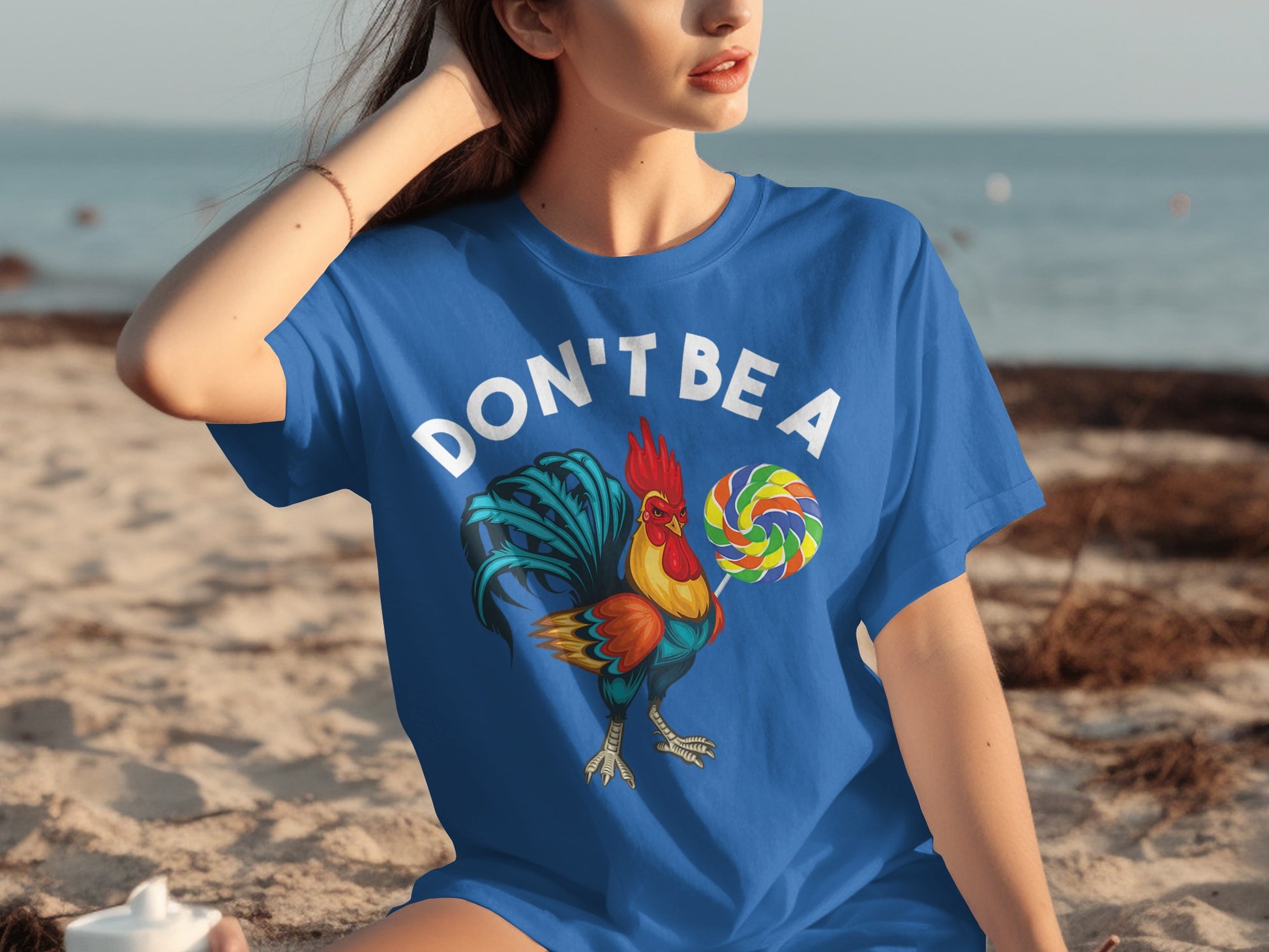 Don't Be A Rooster With Lollipop Graphic Tee