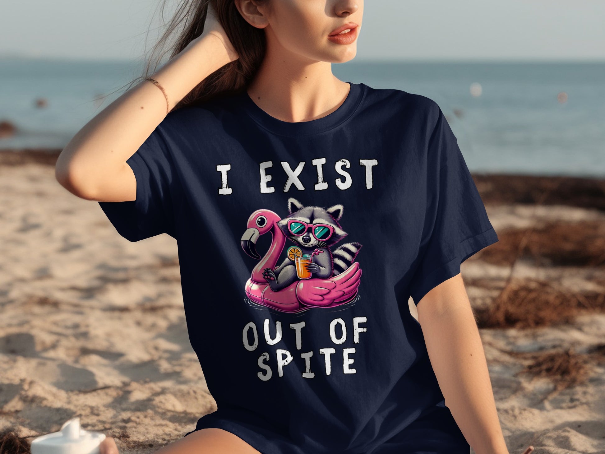 I Exist Out Of Spite Fun Graphic T-Shirt