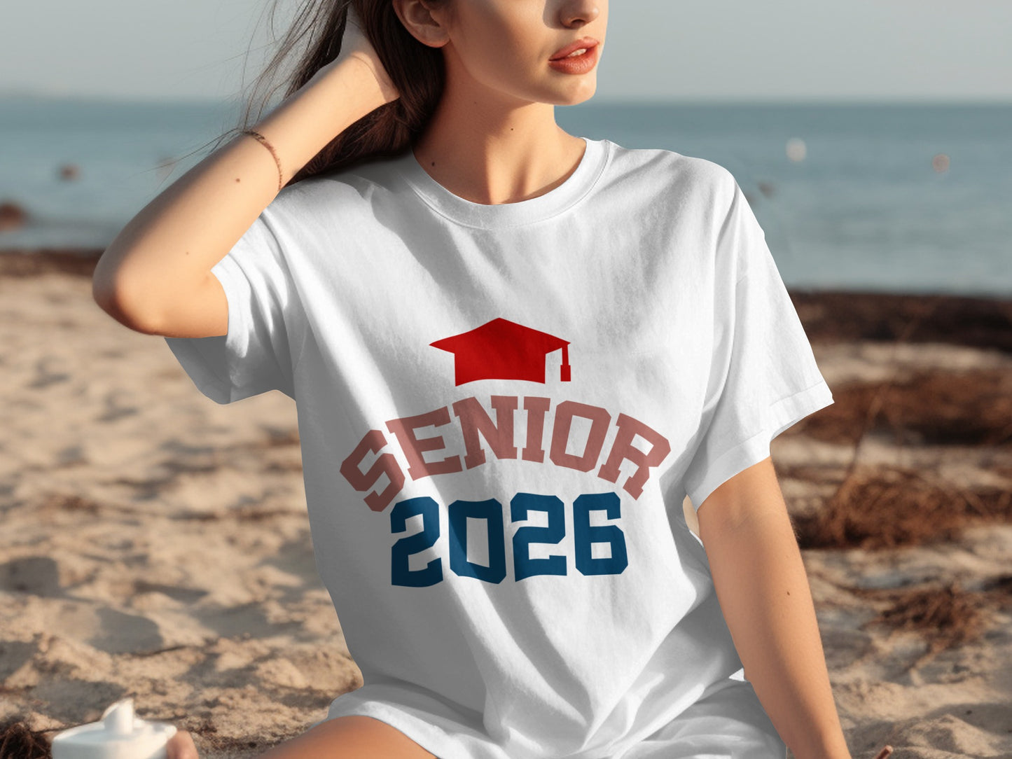 Senior 2026 T-shirt with Graduation Cap Design