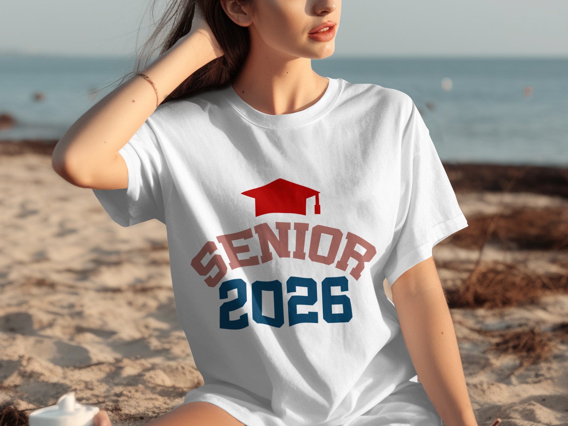 Senior 2026 T-shirt with Graduation Cap Design