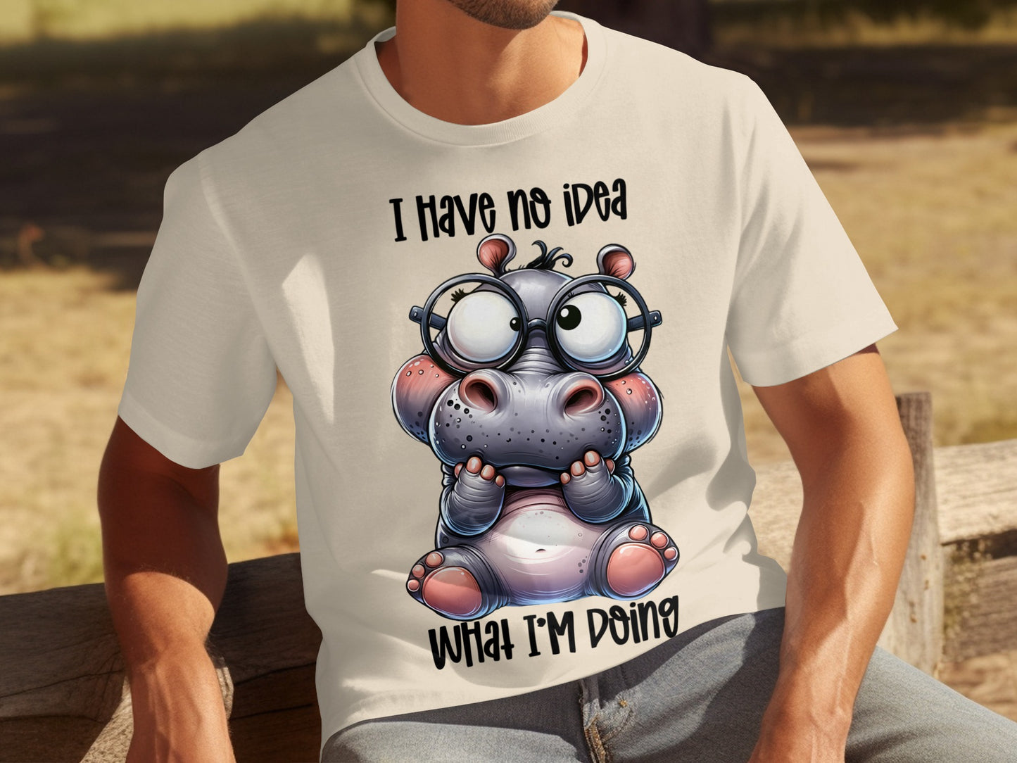 I Have No Idea What I'm Doing Hippo T-Shirt