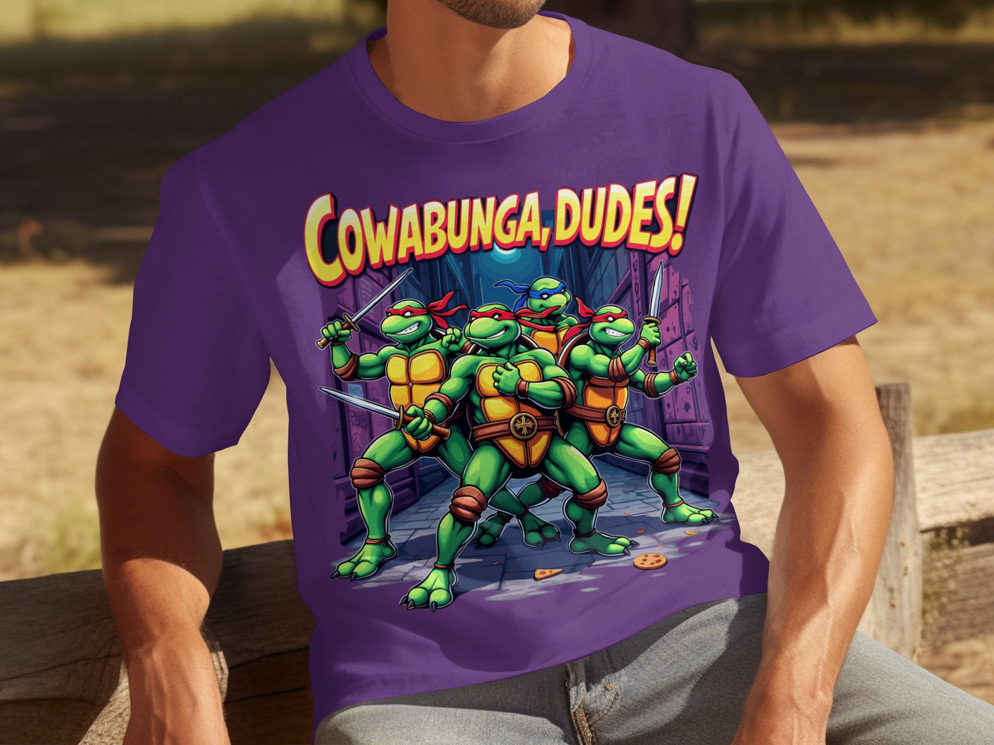 Cowabunga Dudes Ninja Turtles Graphic T-Shirt