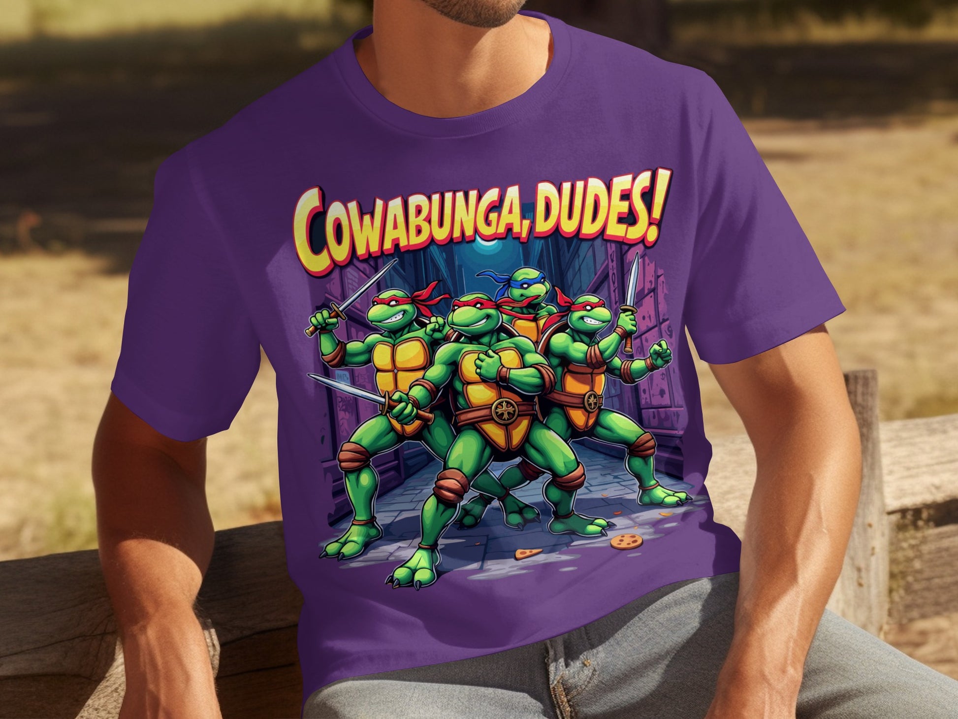 Cowabunga Dudes Ninja Turtles Graphic T-Shirt