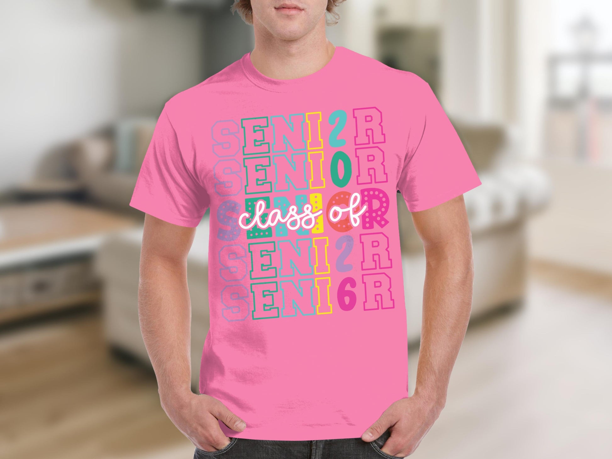 Colorful Class of 2016 Senior Graduation T-Shirt