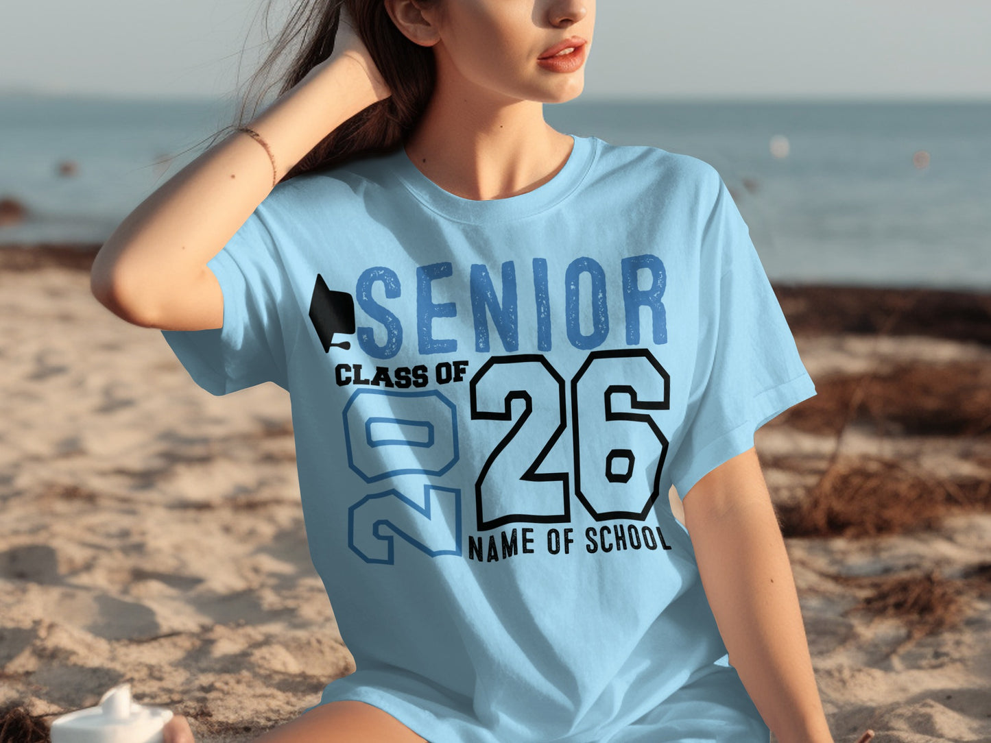 Senior Class of 2026 Customizable Graduation T-shirt