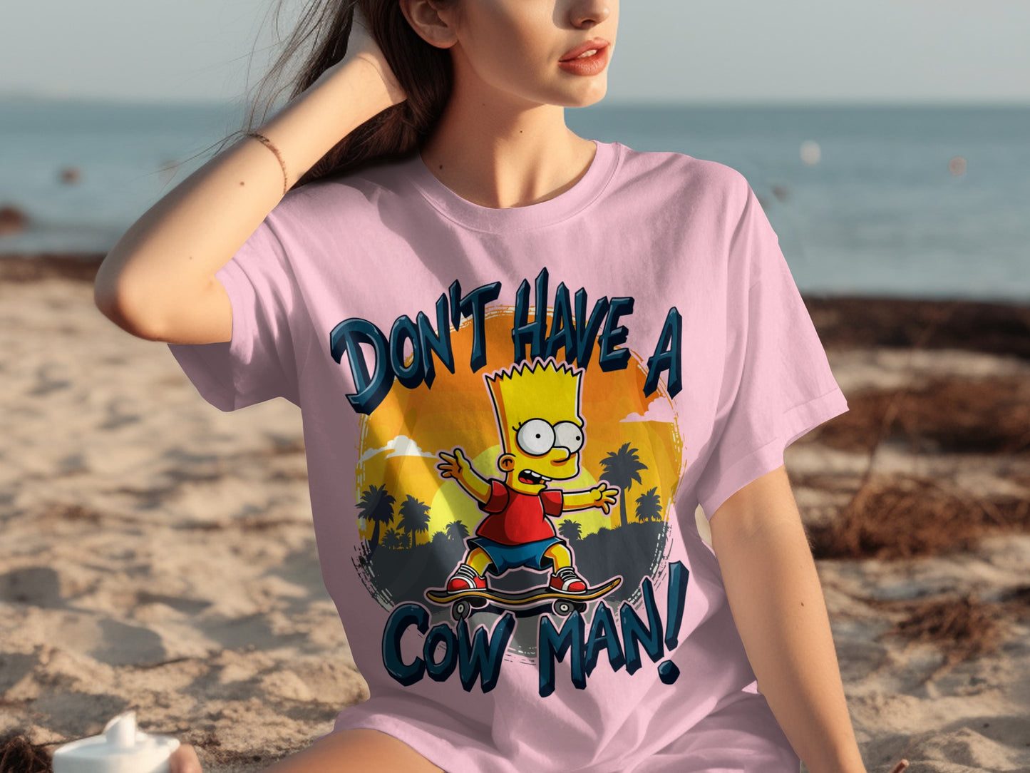 Don't Have A Cow Man Bart Simpson T-Shirt