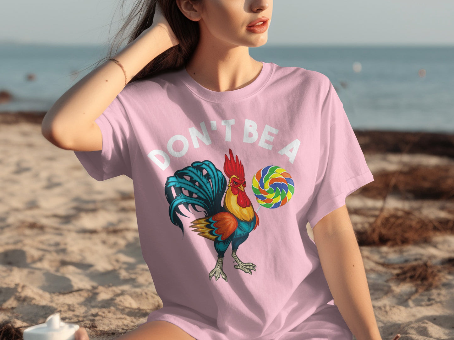 Don't Be A Rooster Graphic Positive Quote T-Shirt