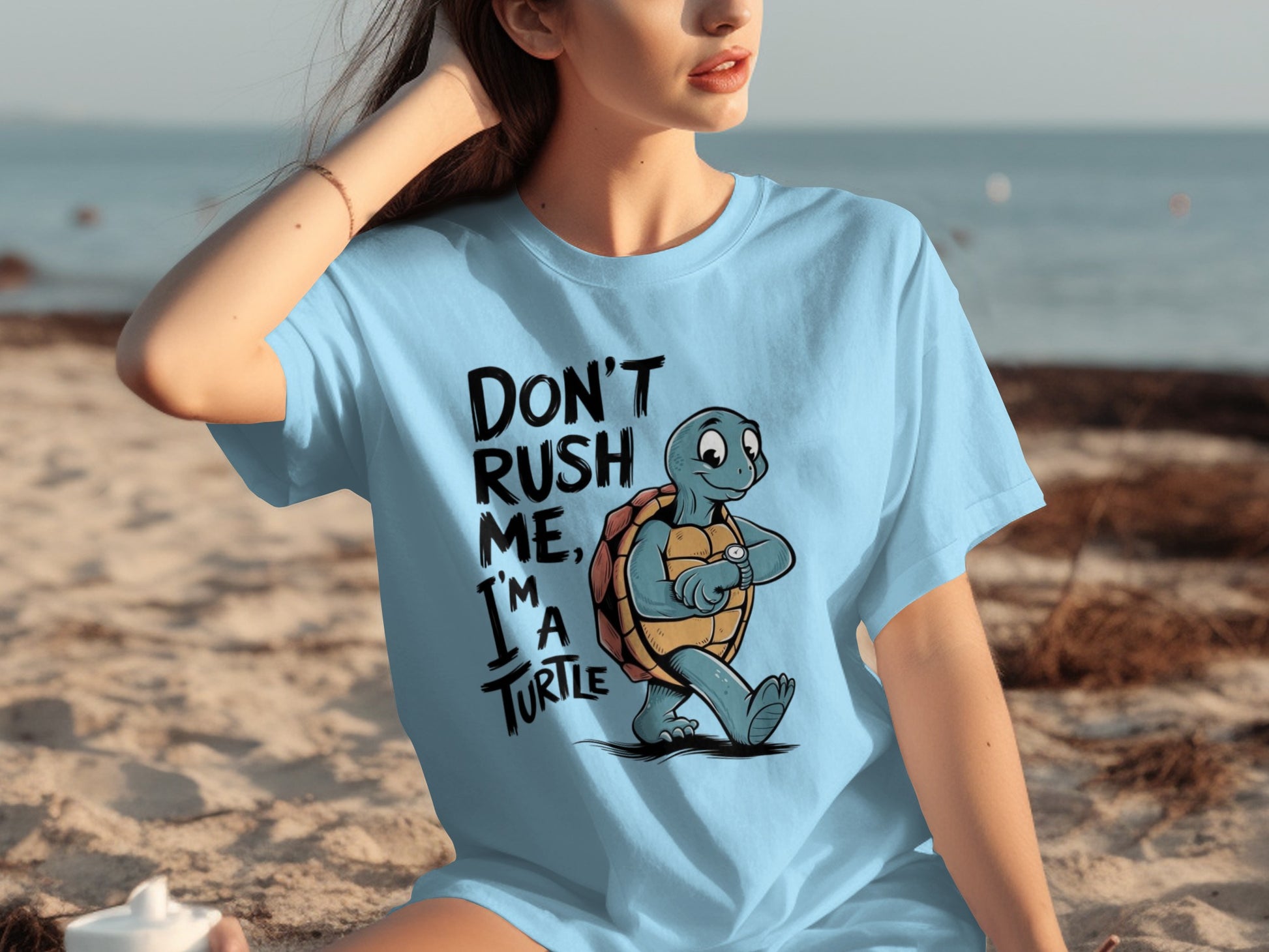 Don't Rush Me I'm A Turtle Graphic Tee Product