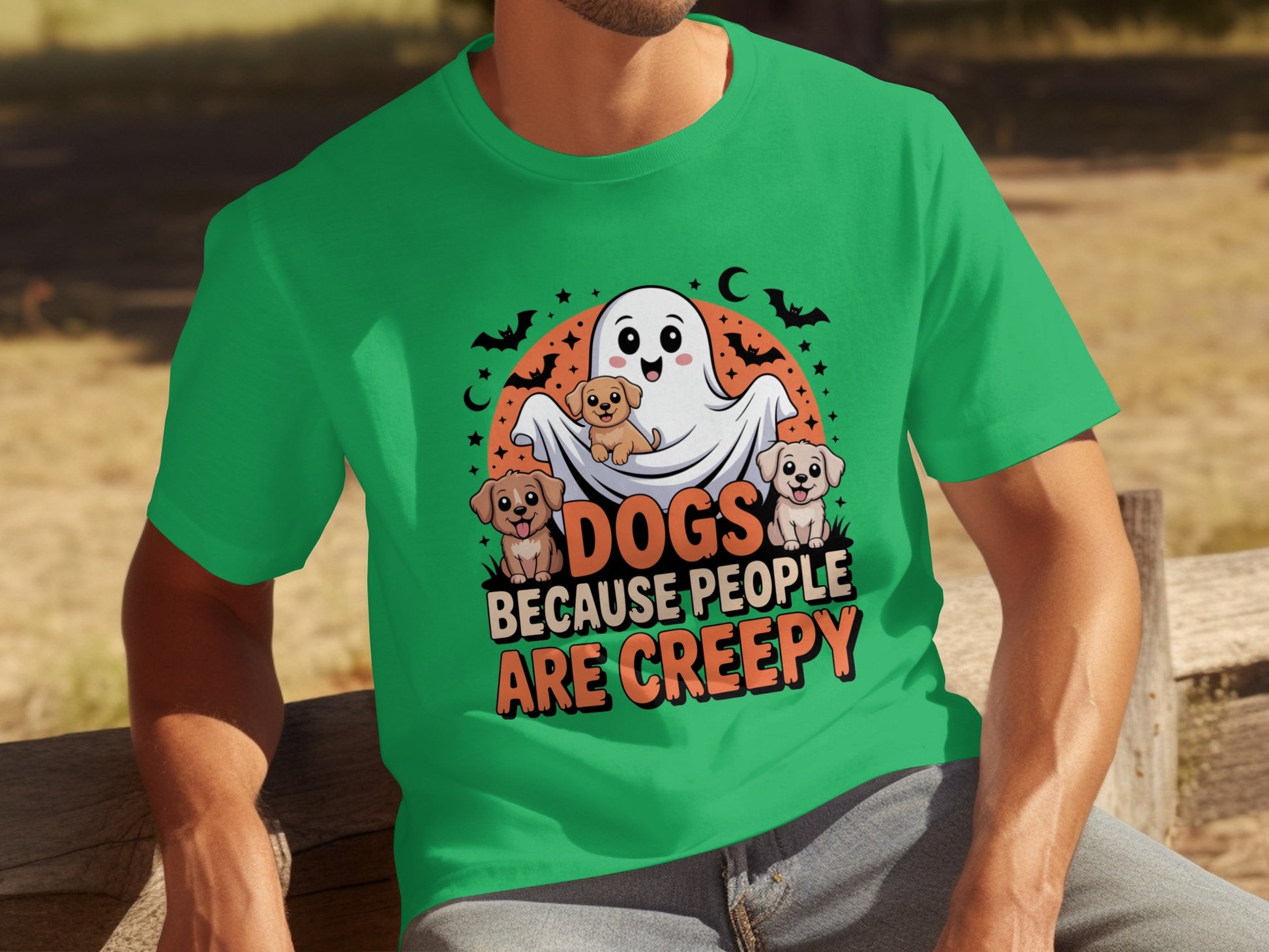 Dogs Because People Are Creepy Halloween T-shirt