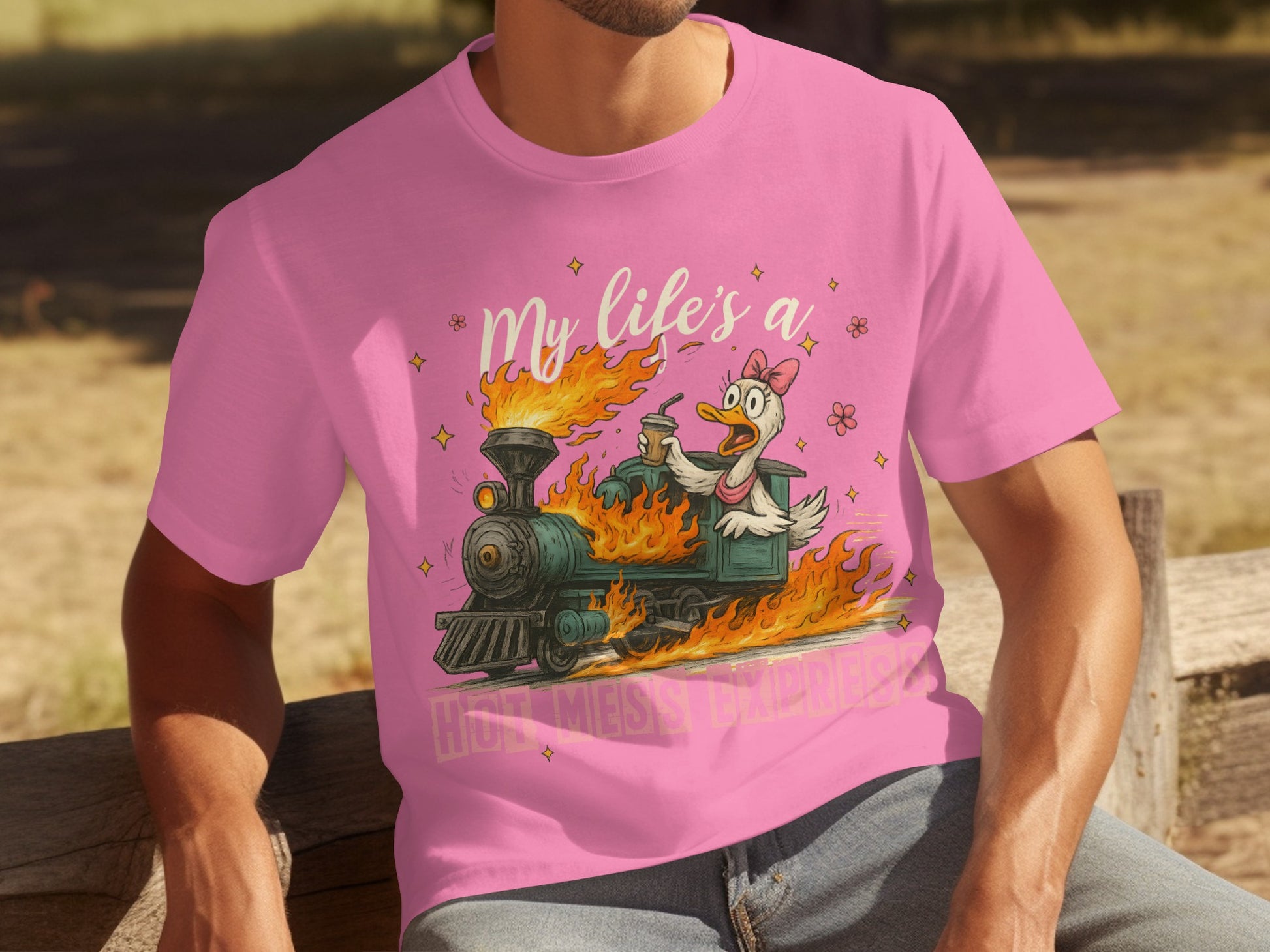 My Life's a Hot Mess Express Funny T-Shirt