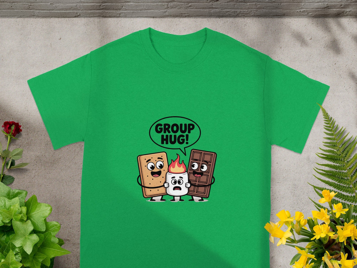 Group Hug! S'mores Cartoon Design T-Shirt product