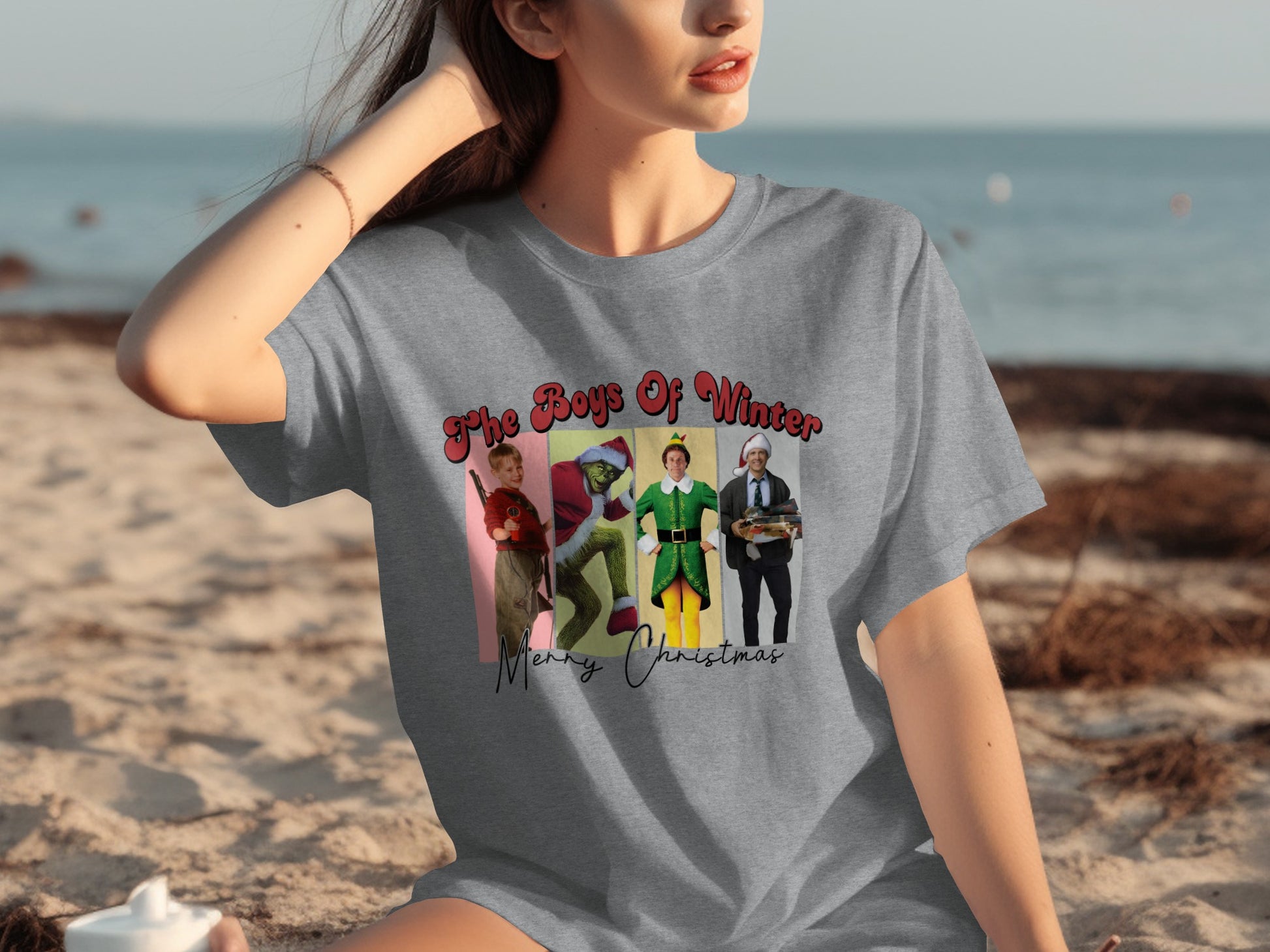 The Boys Of Winter Merry Christmas Holiday Tee