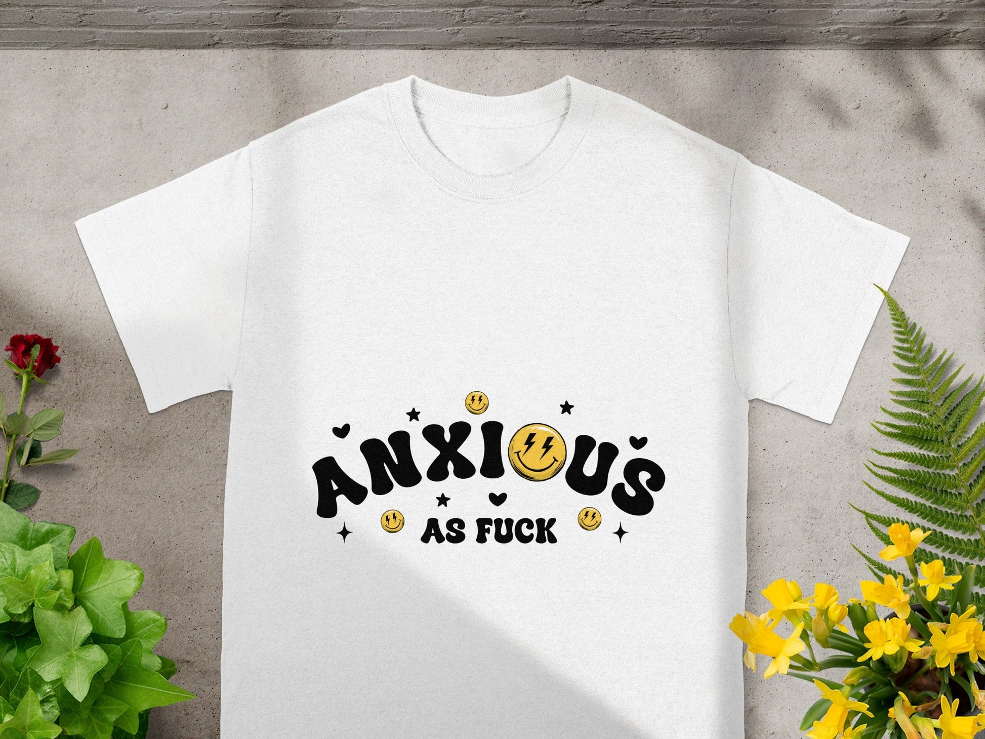 Anxious As F**k Graphic Print T-Shirt Product