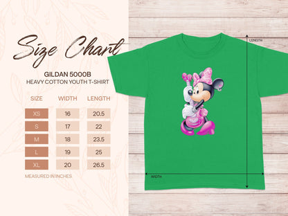 Green Minnie Mouse Guitar Graphic T-Shirt product type
