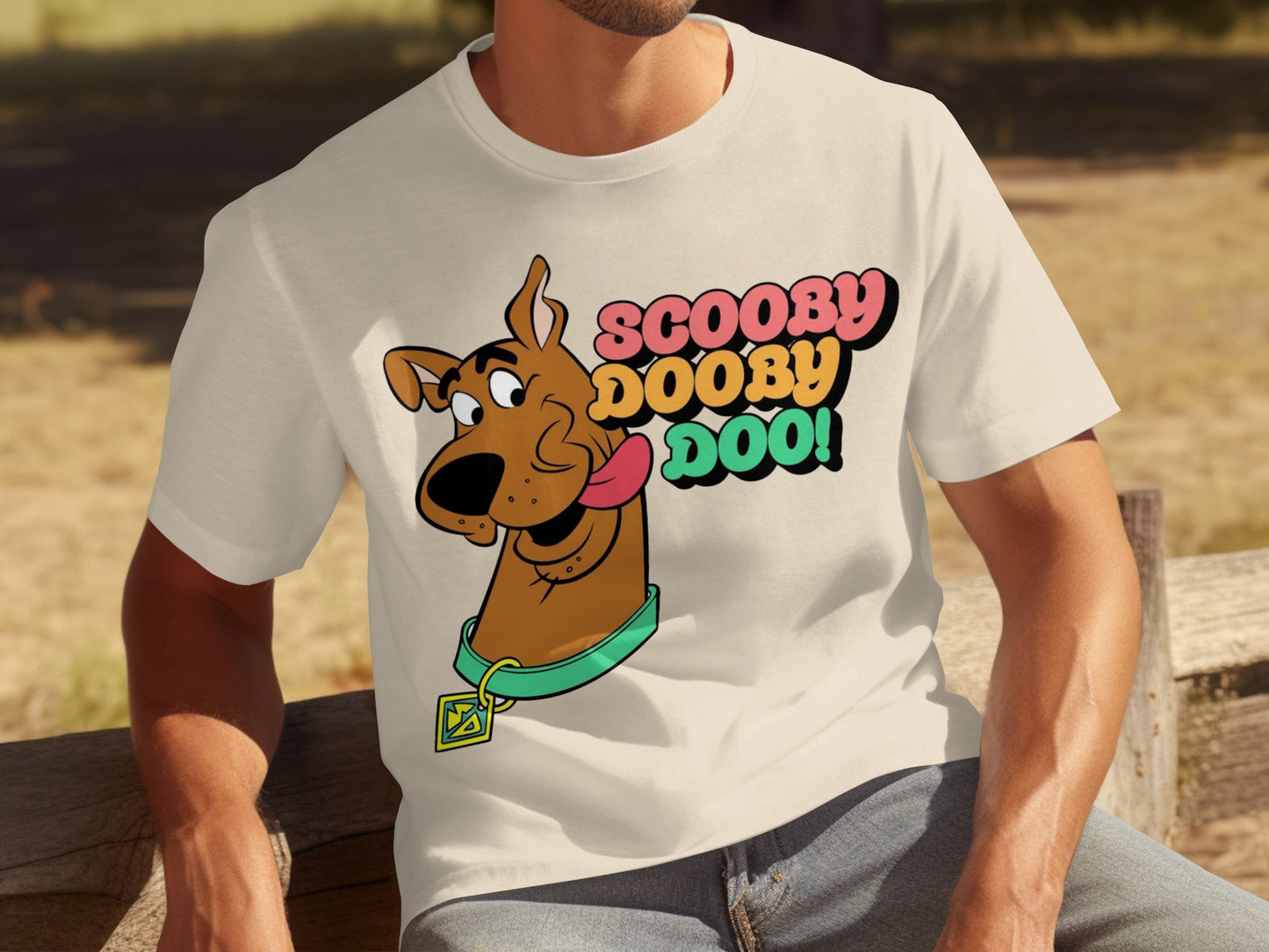 Scooby Dooby Doo Cartoon Character White T-shirt