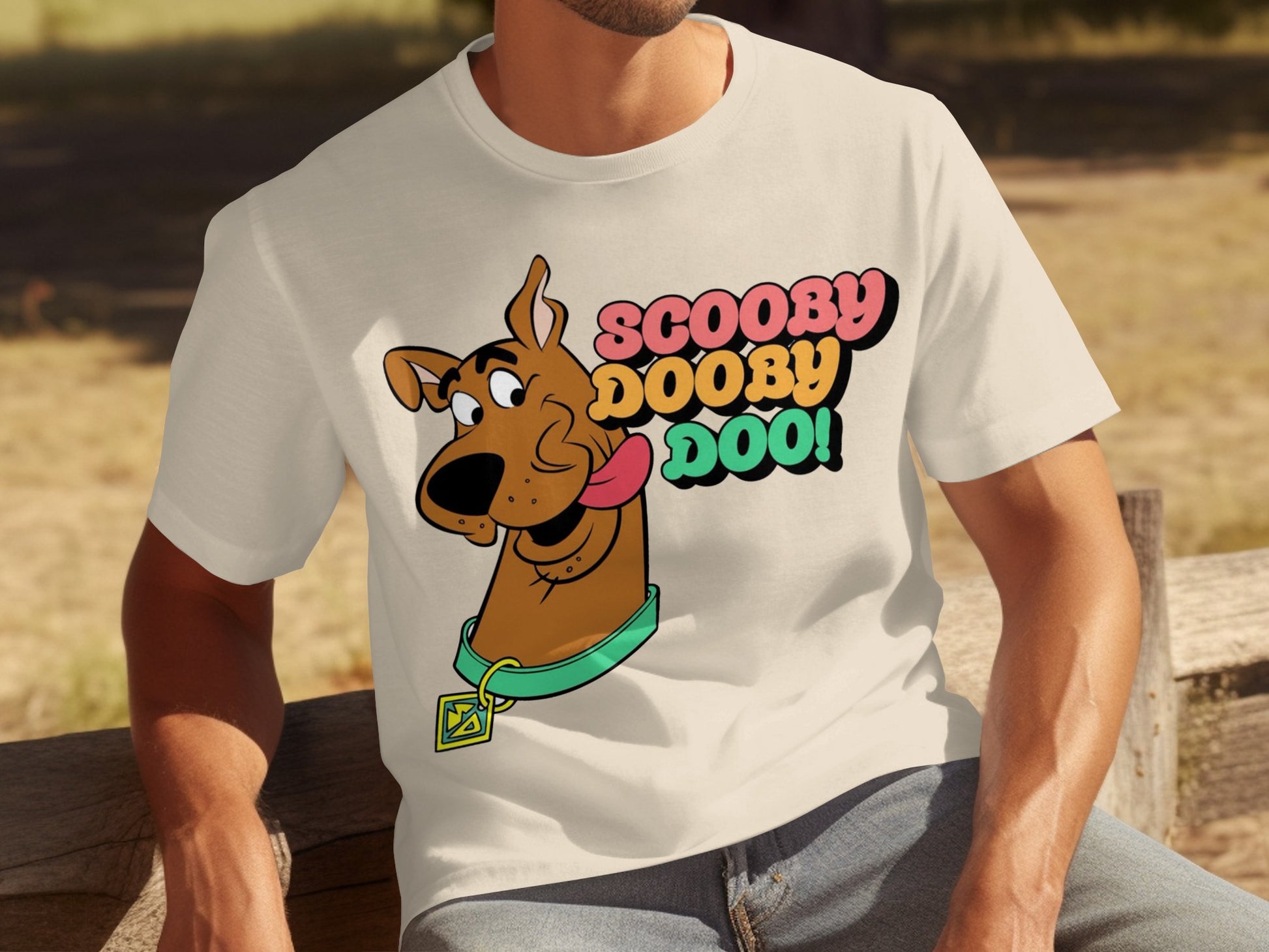 Scooby Dooby Doo Cartoon Character White T-shirt