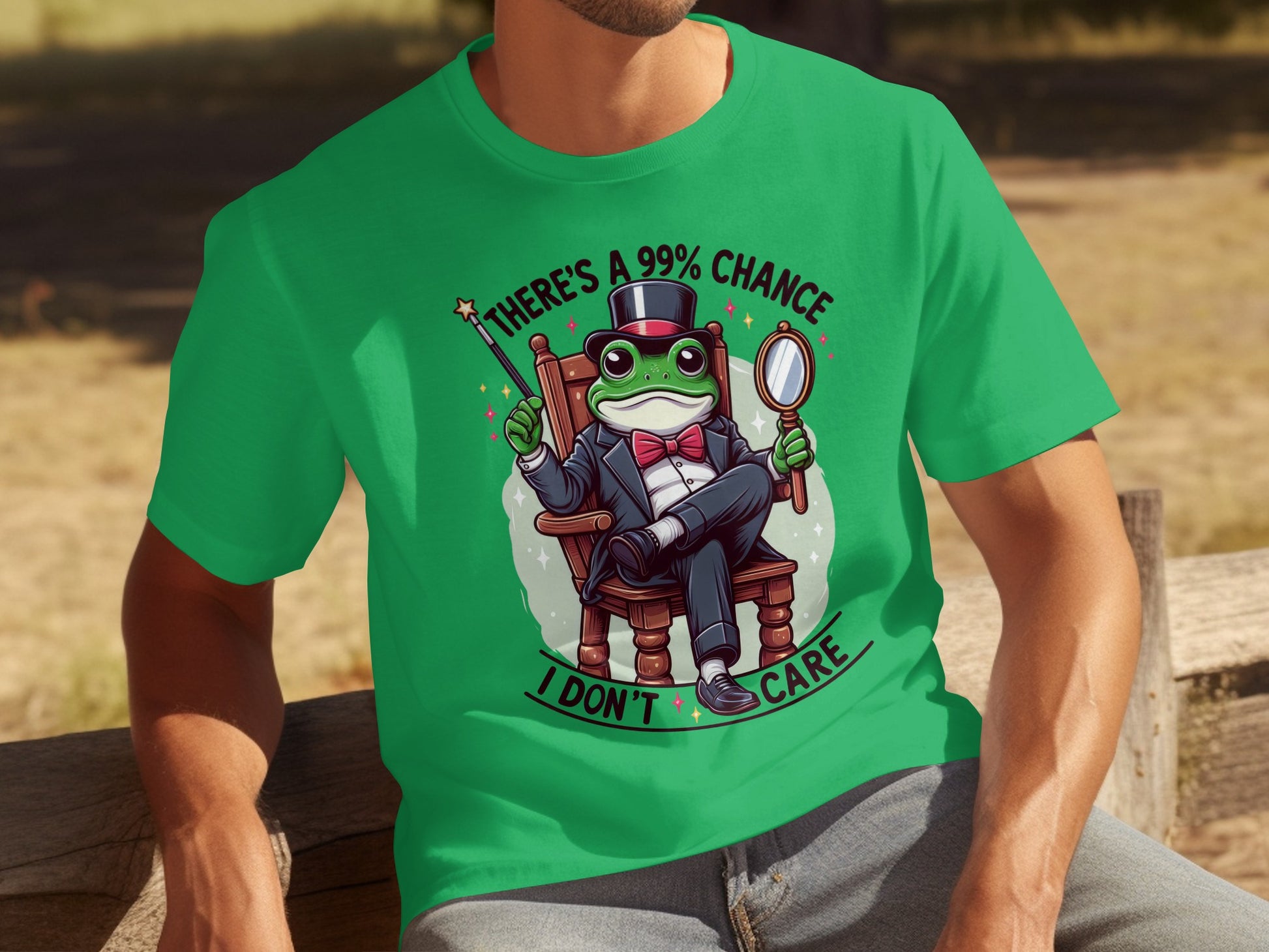 There's a 99% Chance I Don't Care Frog T-Shirt
