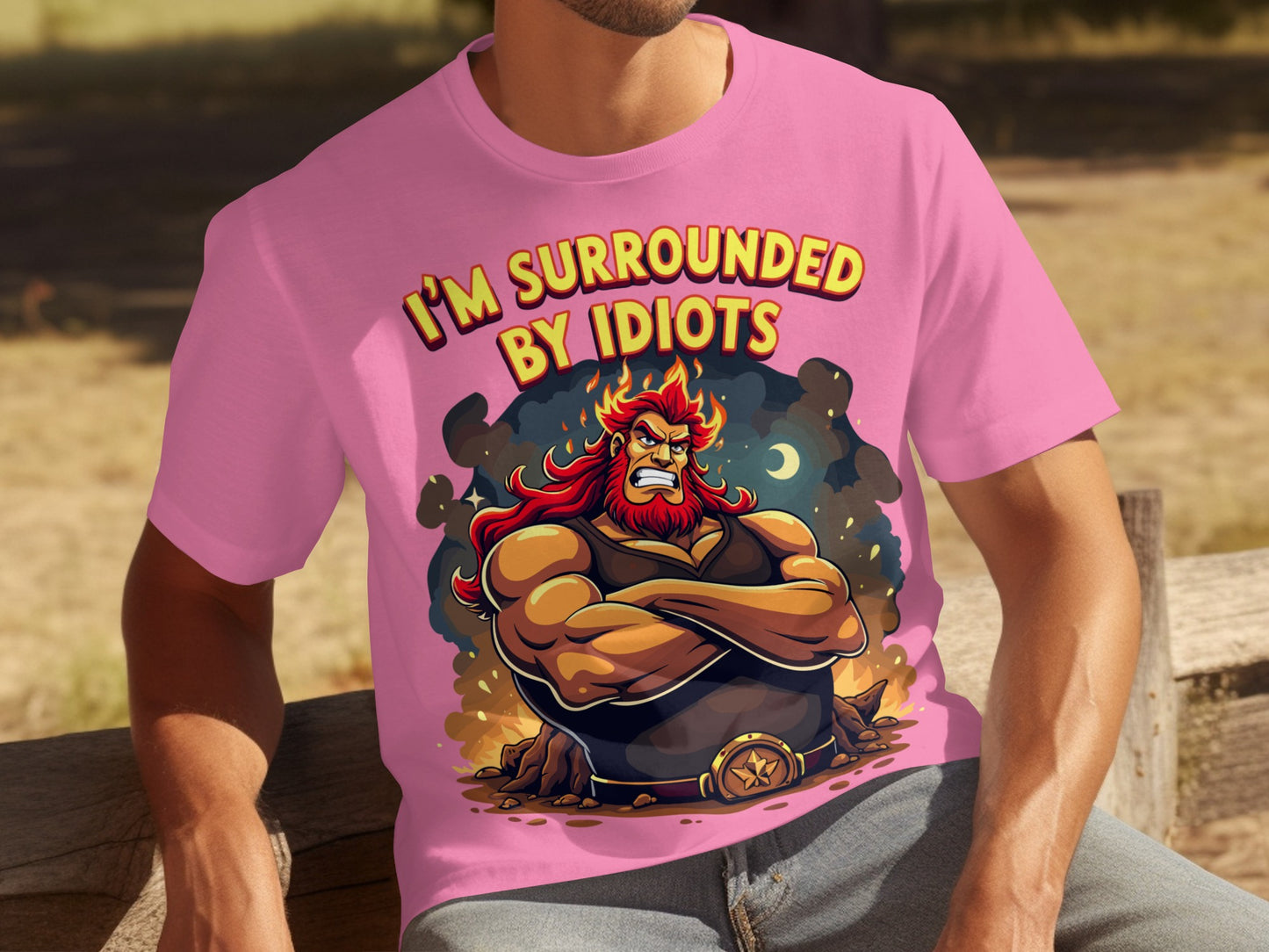 I'm Surrounded by Idiots Funny Graphic T-shirt