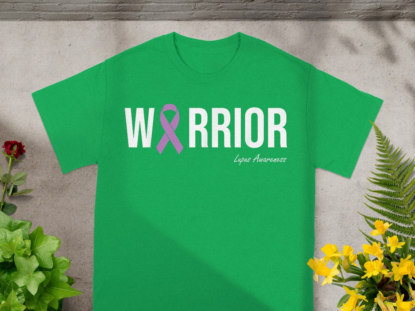 Warrior Lupus Awareness Green Shirt Product