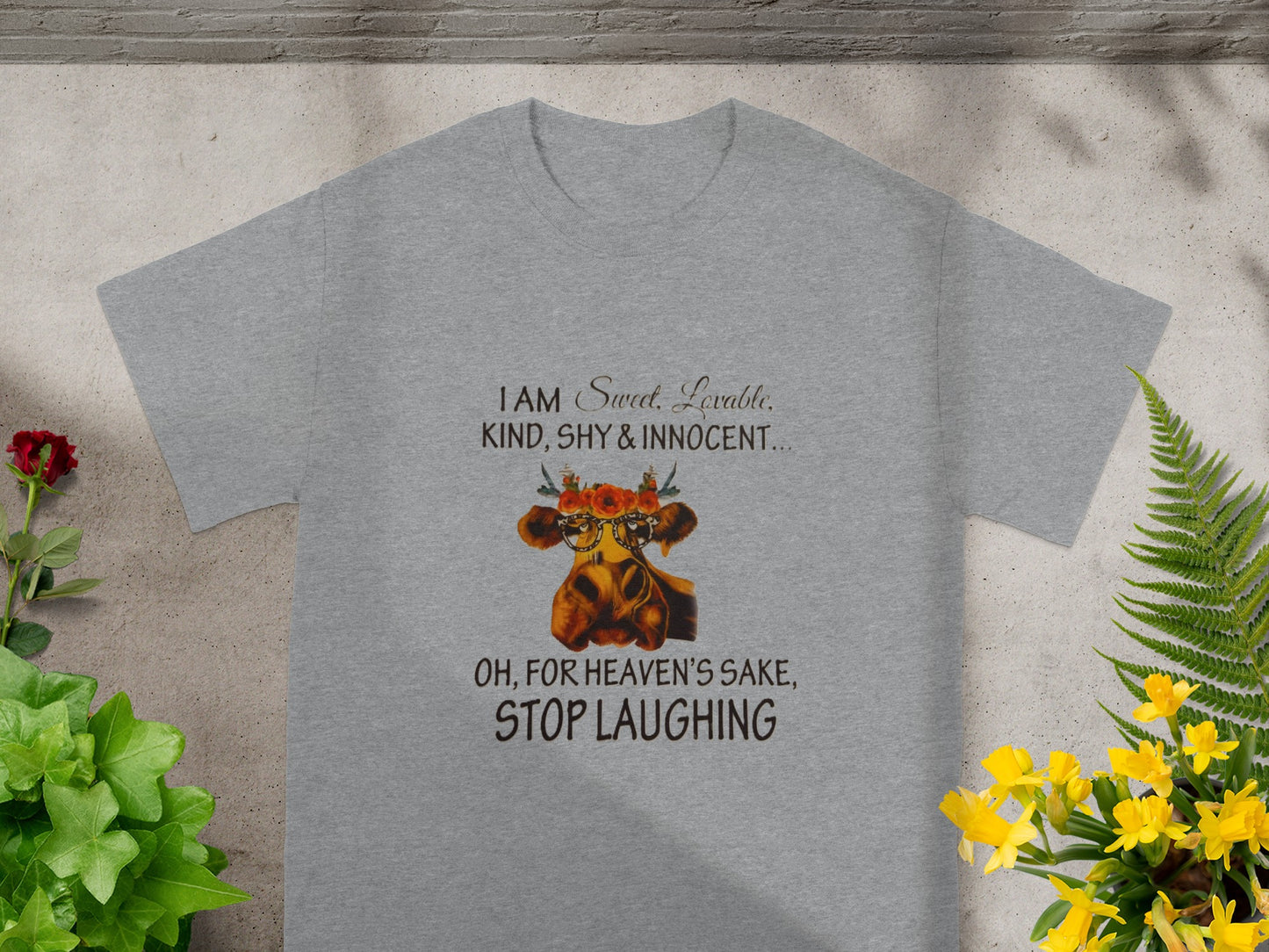 Sweet Lovable Kind Shy Innocent Funny Quote T-Shirt