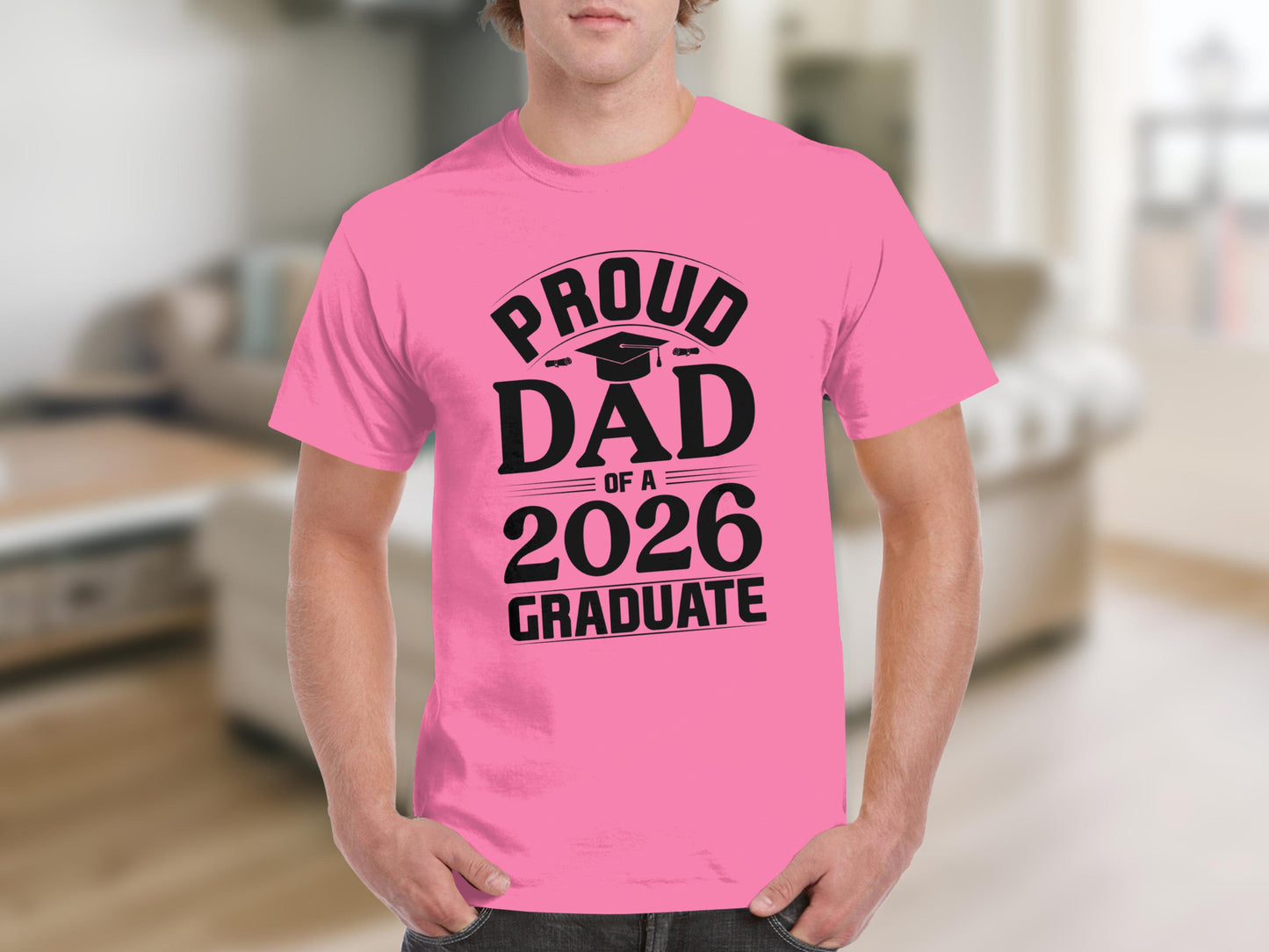 Proud Dad of a 2026 Graduate T-shirt