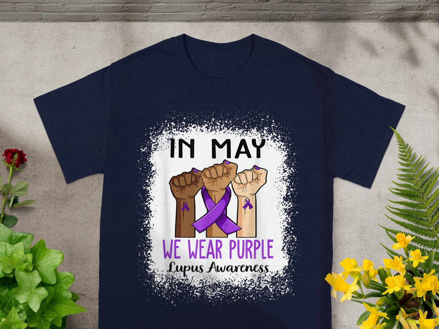 In May We Wear Purple Lupus Awareness T-shirt